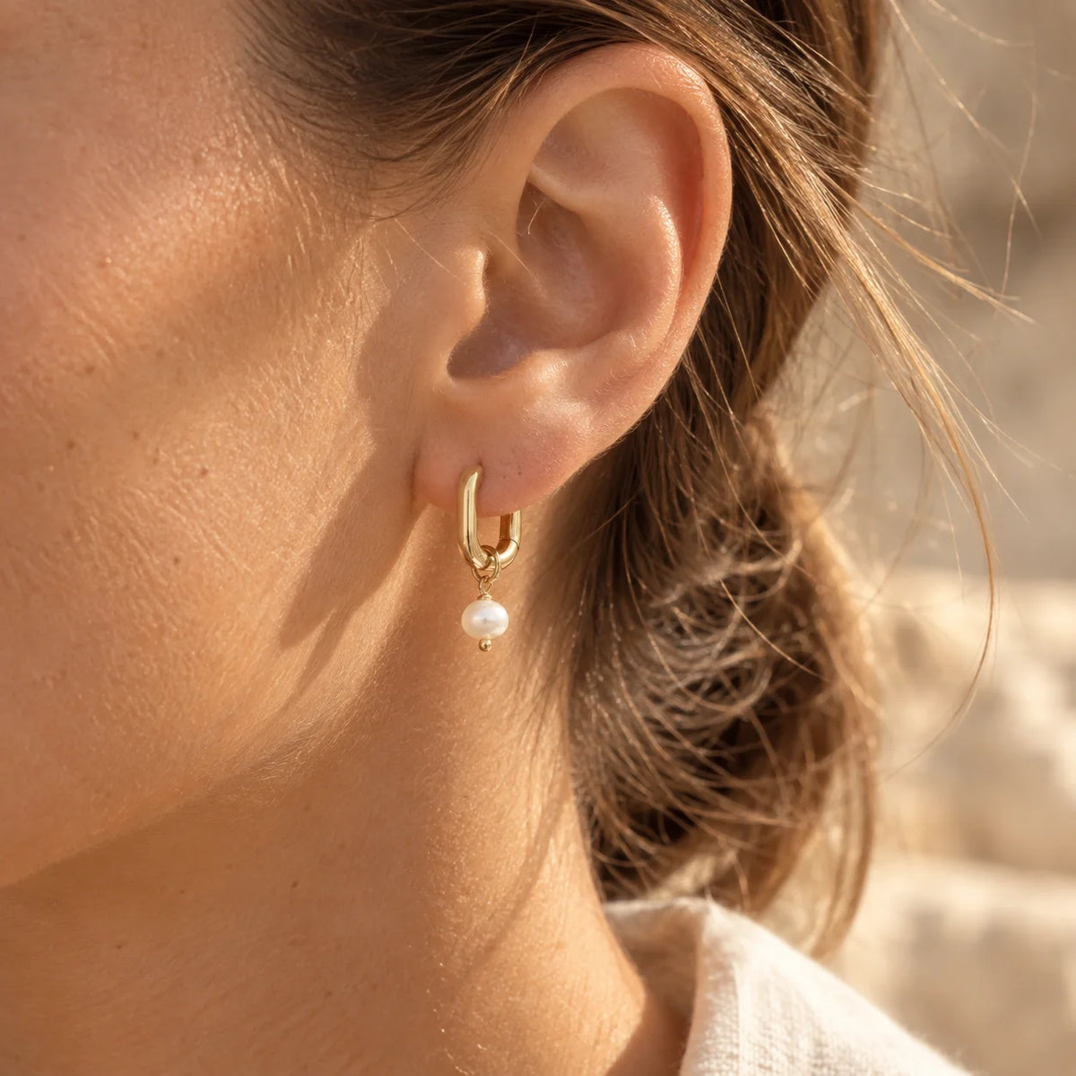 NACRE - Boucles d'oreilles