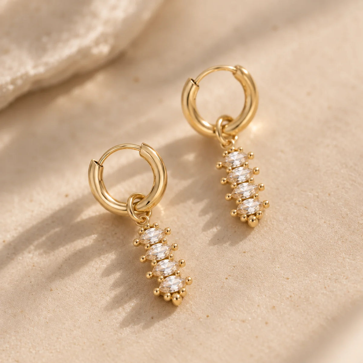 NEROLI IVOIR - Boucles d'oreilles